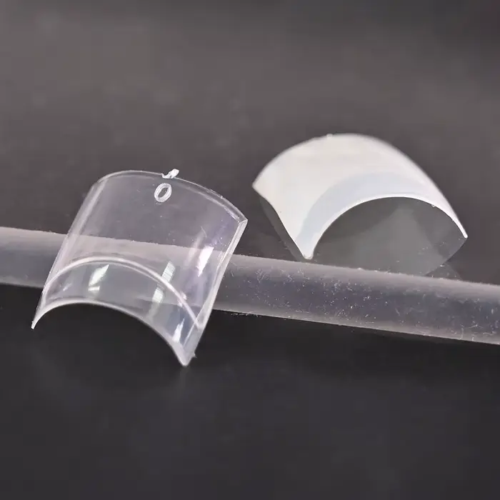 Faux ongles carrés en acrylique pour manucure des pieds