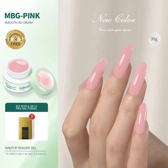 Nailpop 30g constructeur Gel Extension laiteuse UV LED ongles acryliques durcis longue durée Gel de construction rapide bricolage à la maison Salon manucure