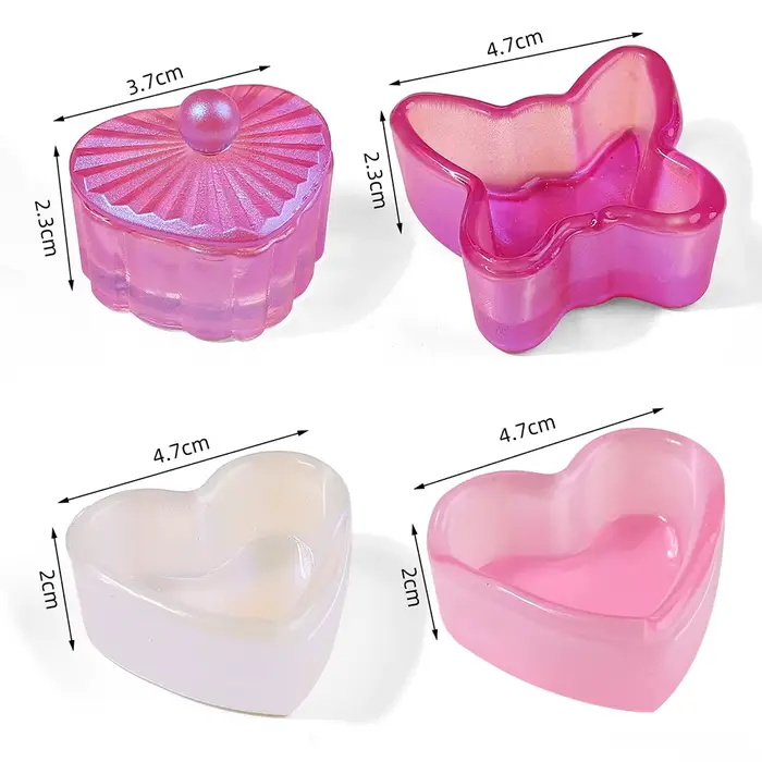Verre de cristal plusieurs formes tasse à ongles poudre acrylique liquide Dappen plat bol support co