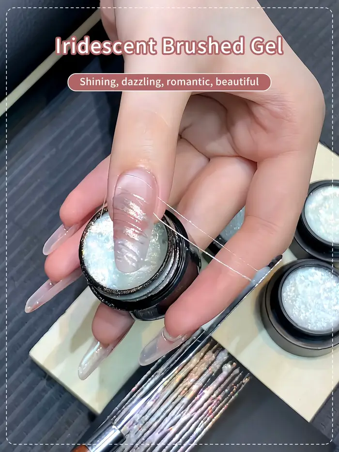 Vernis à ongles Gel à revêtement métallique Super brillant