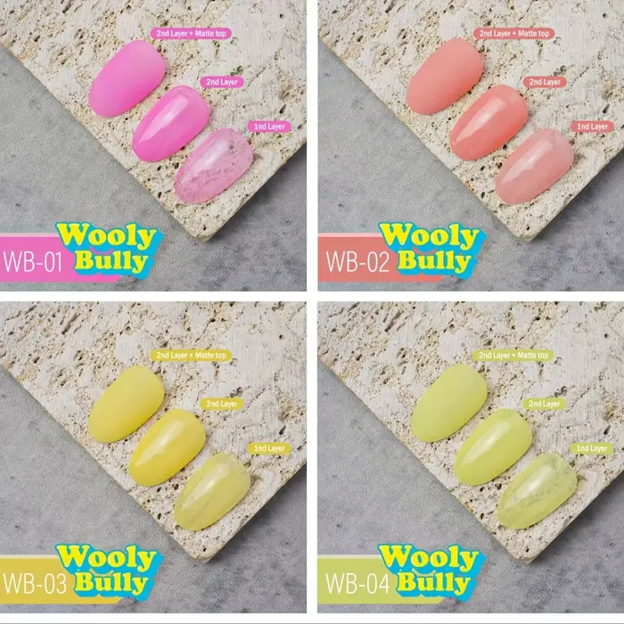 Wooly Bully Kitsch ongles couleur transparente gelée sirop Gel vernis UV LED Gels