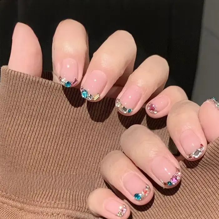 Strass pour ongles de forme mixte, Mini pierres de cristal à dos plat, accessoires 3D pour Nail Art,