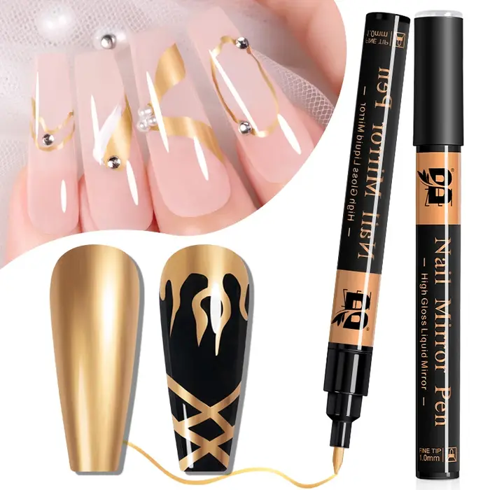 AWStorG 5g 4 en 1 Gel de Peinture Sans Essuyage Vernis Noir Blanc Couleur Liner