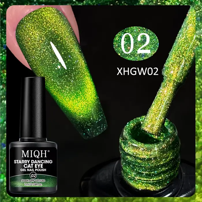 Vernis à ongles Gel 1 pièce-magnétique, changement de couleur, voie lactée, effet ciel étoilé, cadea