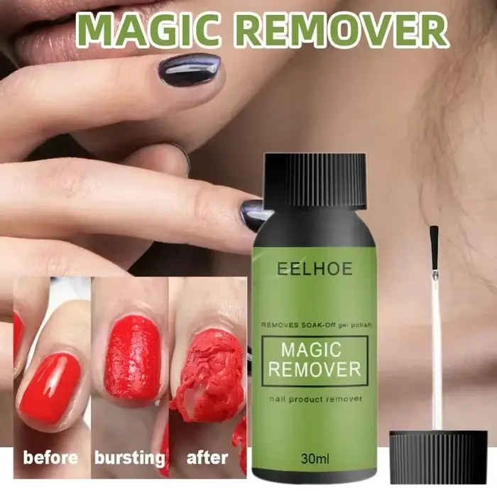 Dissolvant rapide magique pour vernis à ongles gel UV