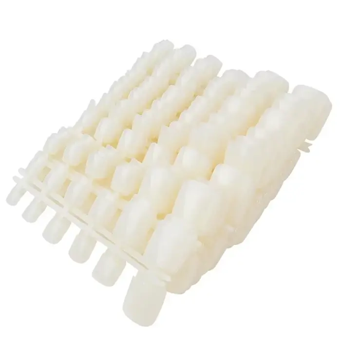 600 faux ongles d'orteils couleur naturelle