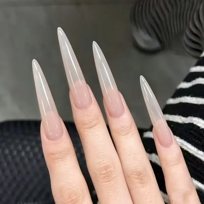 Gel UV transparent gris nude sans tracas