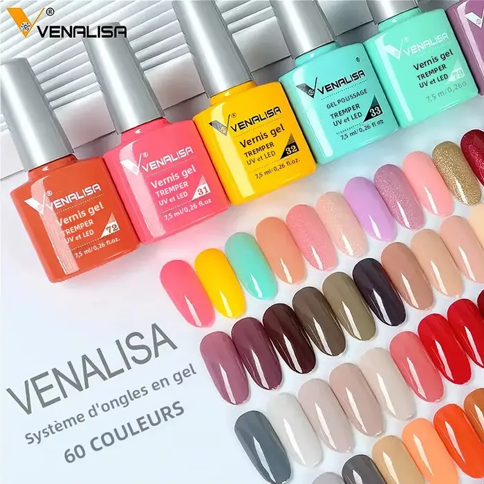 Vernis à ongles couleur luxe Venalisa Gel