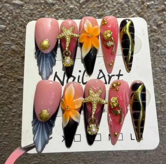 10 faux ongles à presser pour l'été