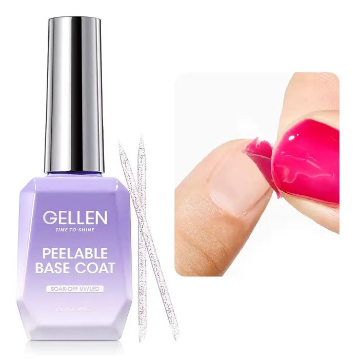 GELLEN Gel pour ongles couche de finition 18ML grande bouteille Ultra brillant supérieur brillant ve
