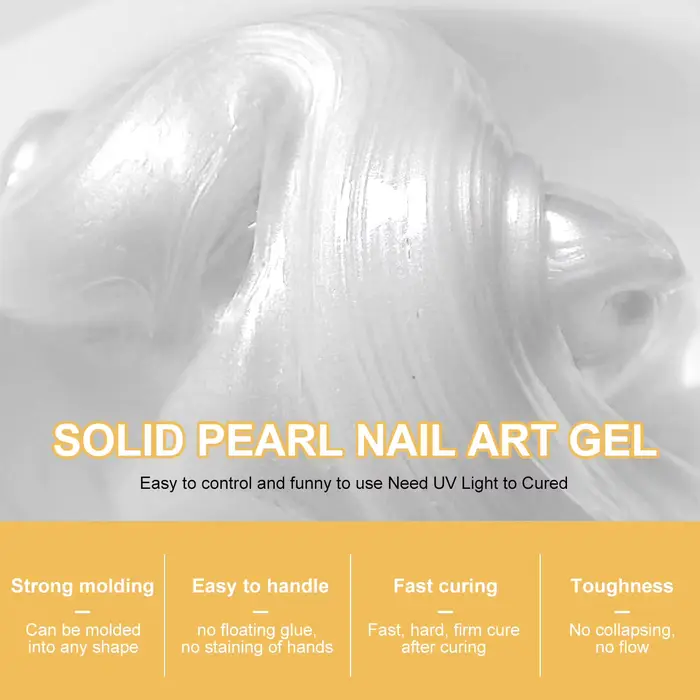 LIMEGIRL 3D perle sculpture ongles Gel