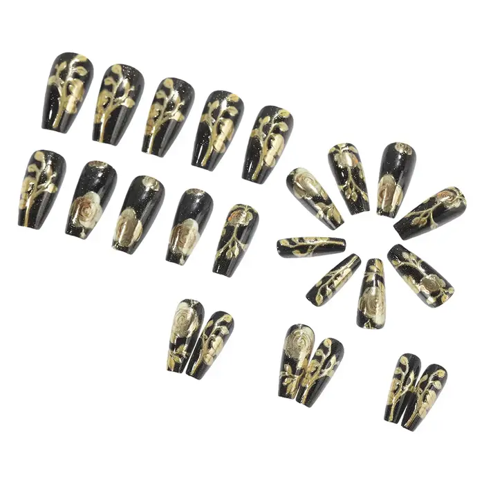 Faux ongles 3D pour femmes et filles