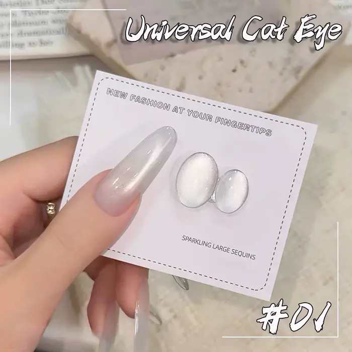 WS 1-6Pcs Nouveauté Printemps 2026 Vernis à ongles gel effet verre blanc clair, sans base, couleur u