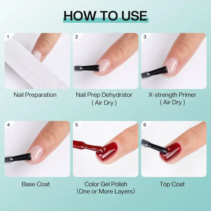 Déshydrateur de préparation des ongles et apprêt à ongles X-Strength