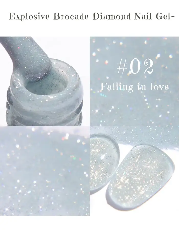 ZH 1-4 pièces 12ML rose bleu blanc vert couleur série coccinelle paillettes Gel vernis à ongles