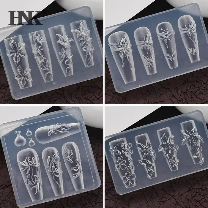 Moule à ongles en Silicone