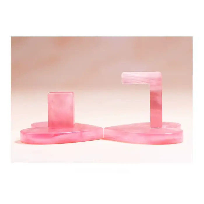 Support de Base de pratique des ongles rond/papillon/cœur/carré léopard manucure faux