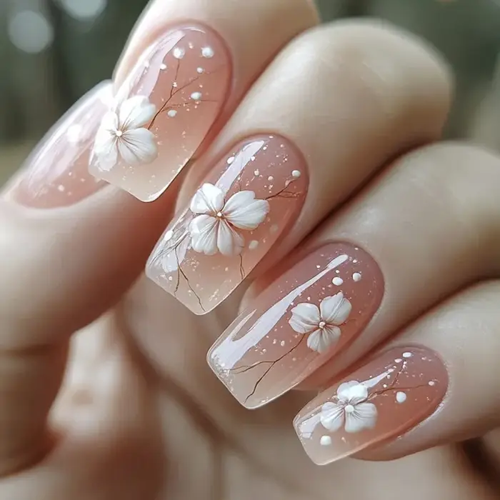 Faux ongles à pression carrée courte