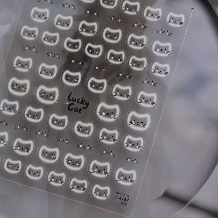 Autocollants coréens pour Nail Art