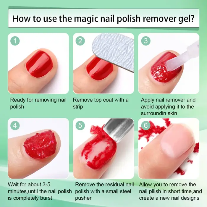 Dissolvant de Gel pour ongles