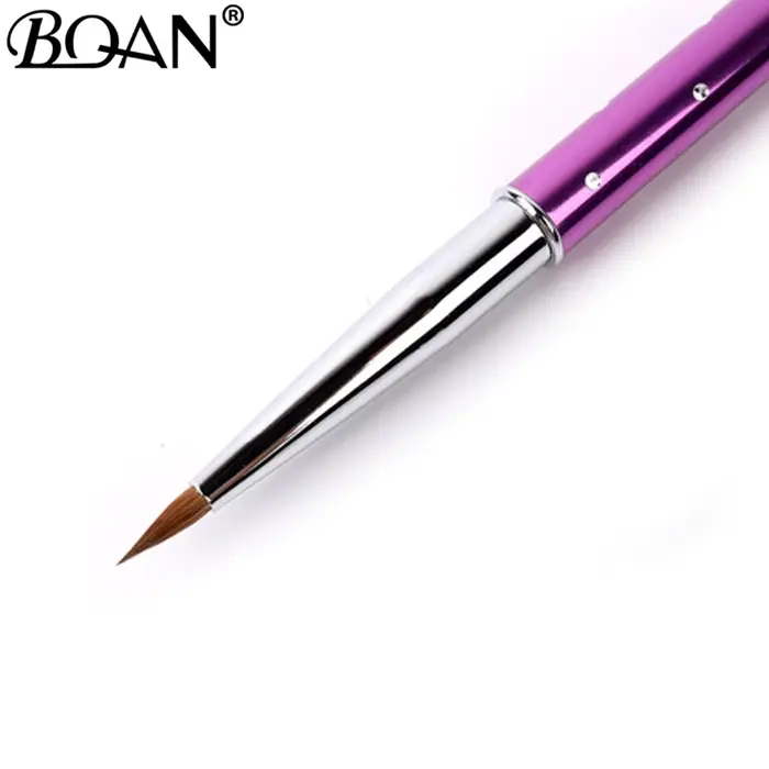 BQAN 1 pièce Pinceau à ongles 3D violet