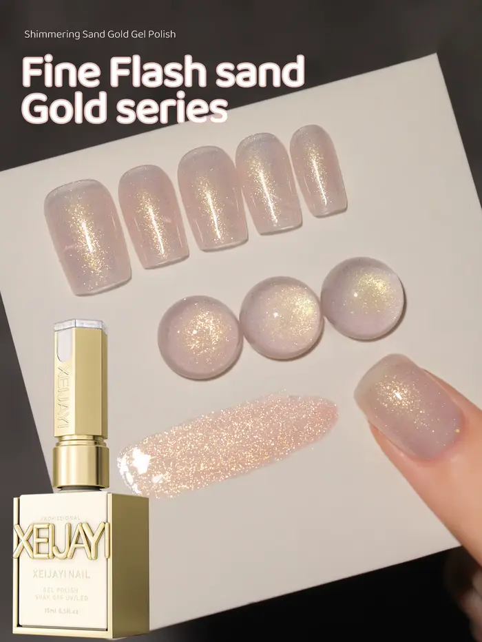 Gel pour ongles à paillettes blanches de 15 ml. Utiliser avec des manteaux de base et des manteaux d