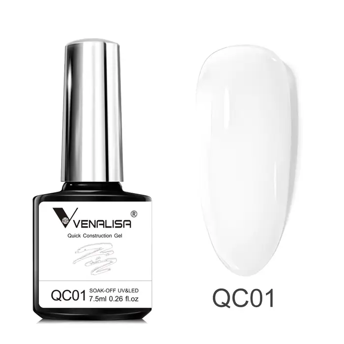 VENALISA 7.5ml Gel de Construction rapide Semi Transparent ongles français Construction rapide Gel p