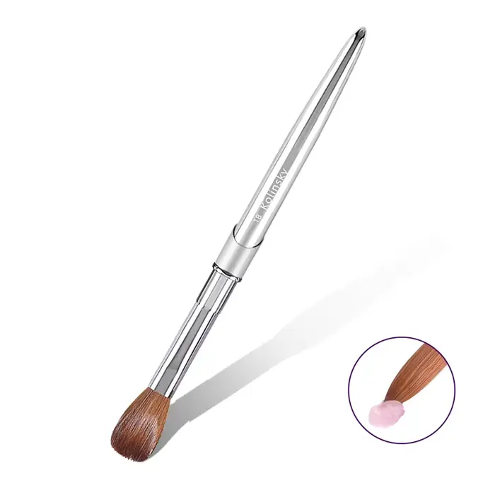 Kolinsky – brosse à ongles en acrylique