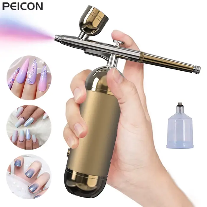 Aérographe à ongles avec compresseur