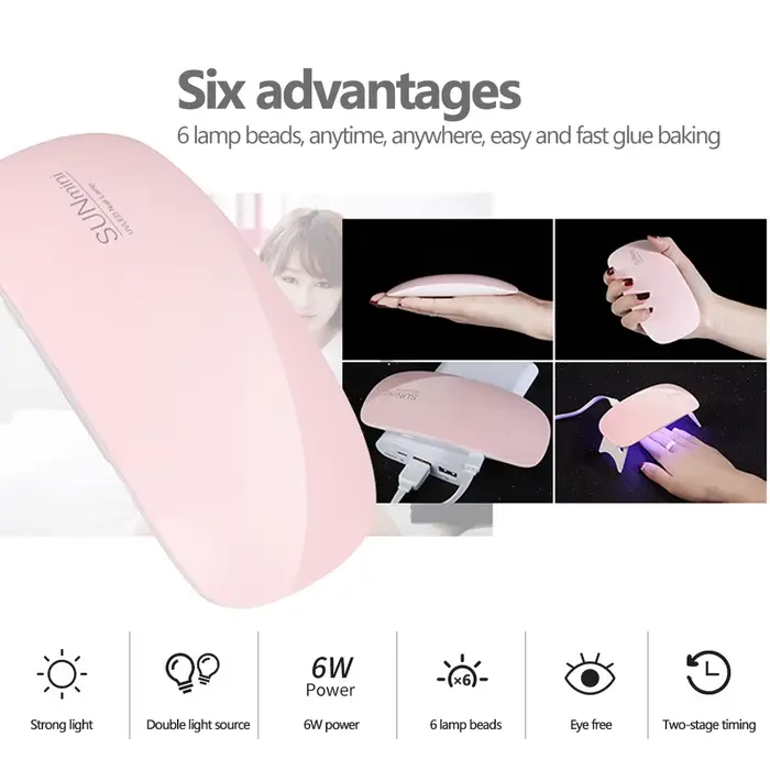 Lampe à ongles pliable 6w