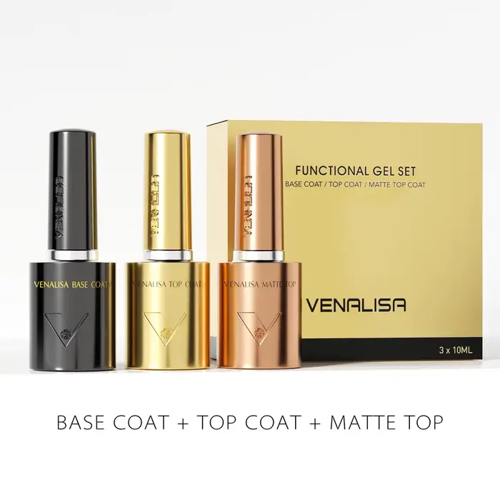 Kit de 1/2/3 pièces Venalisa 10ml Vernis à ongles en gel sans HEMA/TPO