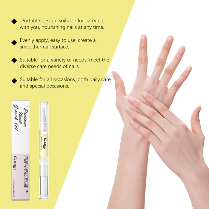 Huile de croissance des ongles