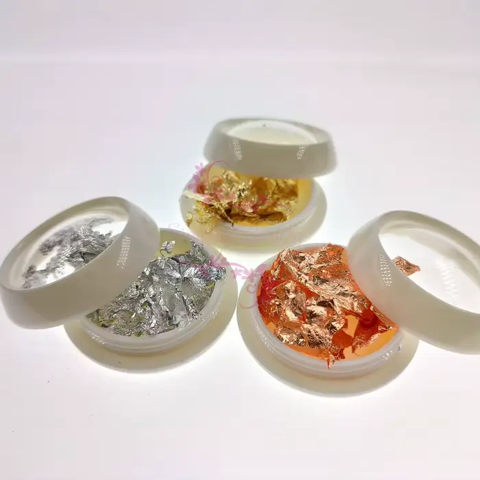 1 ensemble de 3 couleurs métalliques Or rose Argent