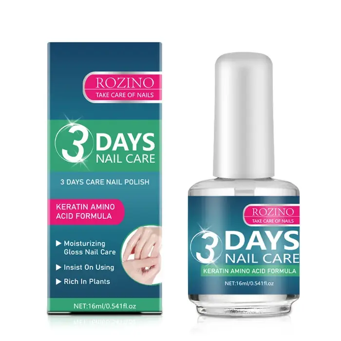 Nouveau Base Coat Nutritionnel Transparent pour Ongles