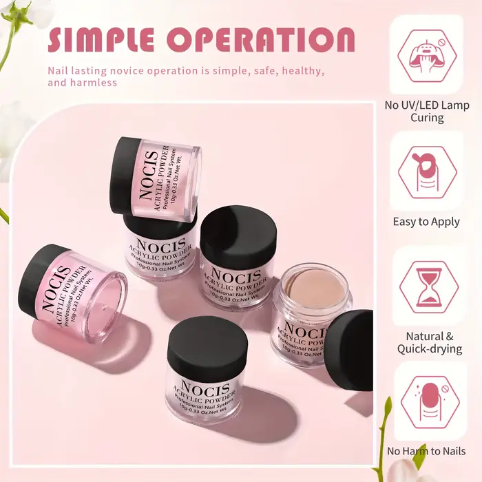 Ensemble d'ongles en acrylique