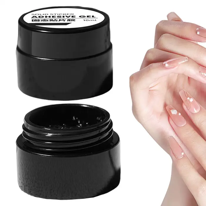 Colle Gel SolidNail pour Ongles à Presser 10ml – Adhésion Forte Longue Durée pour Faux