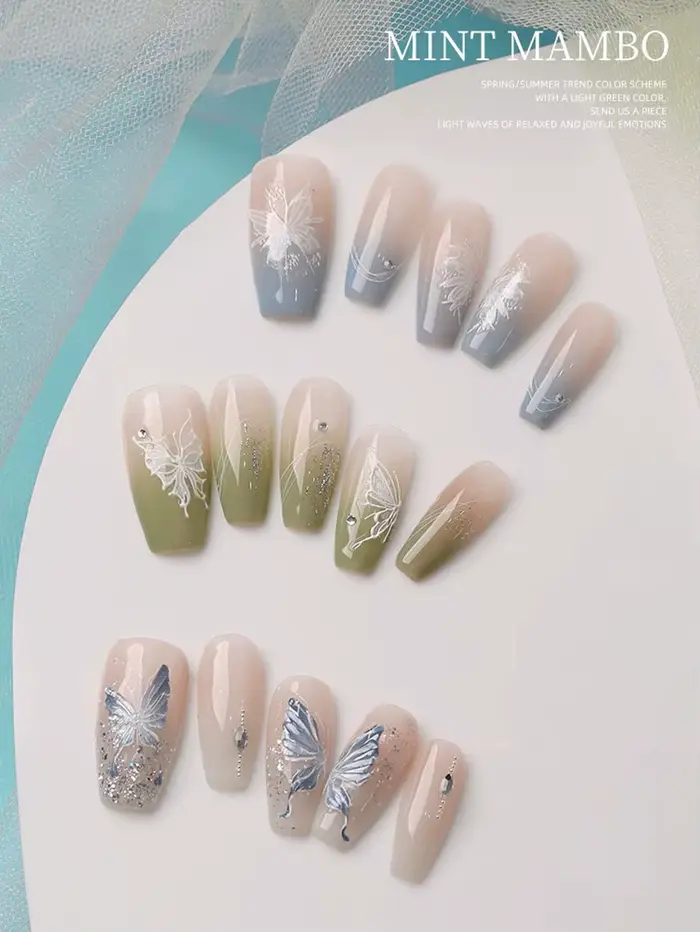 Lot de 6 vernis à ongles gel tendance été 2026
