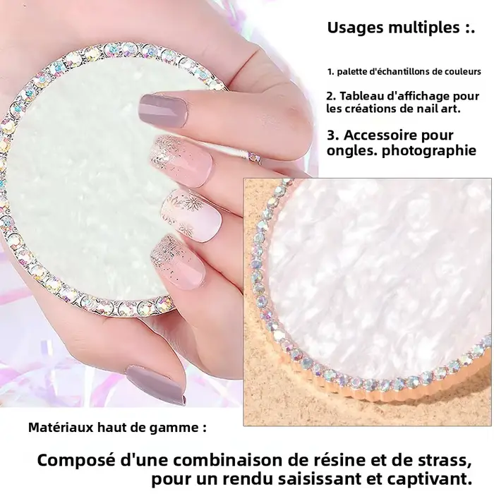 Panneau d'affichage en résine pour Nail Art