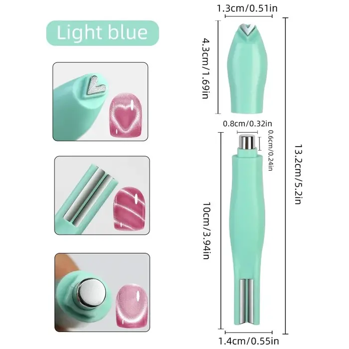 Bâton magnétique pour ongles œil de chat 3 en 1