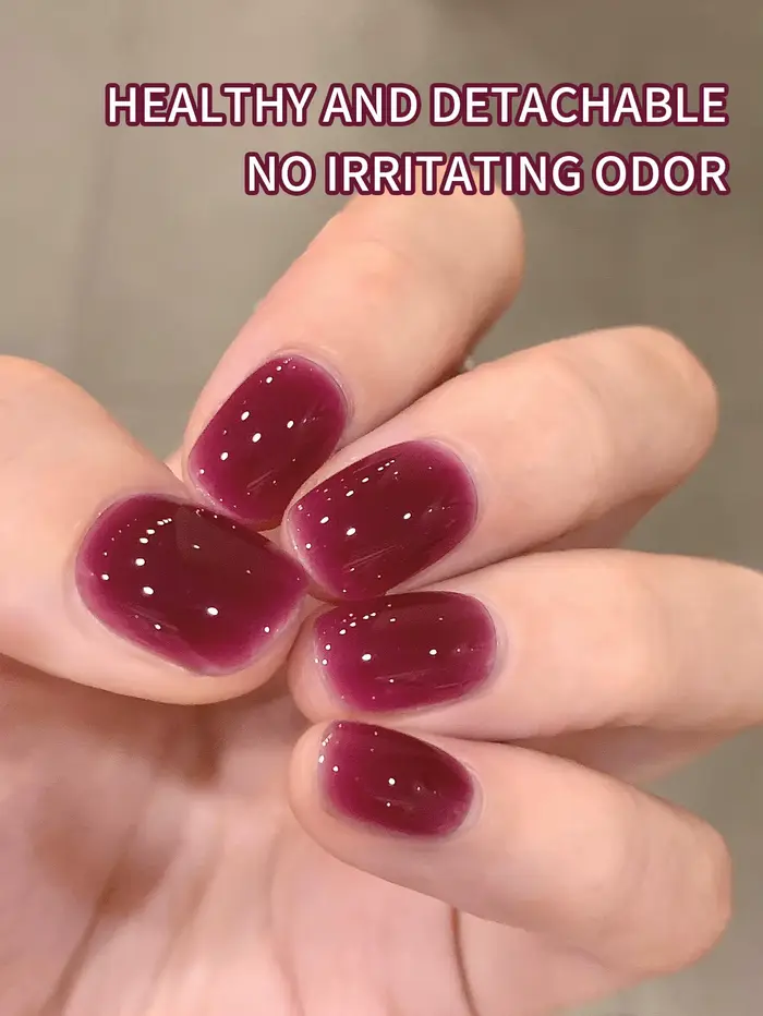 Vernis à ongles Gel rouge cerise foncé 10ml