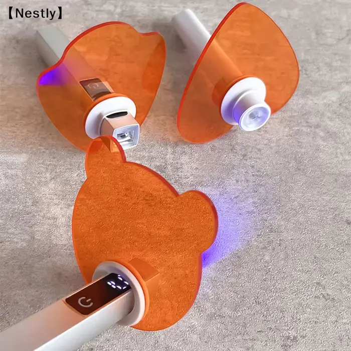 Appareils pour salon de beauté des ongles, déflecteur anti-lumière acrylique pour lampe UV à ongles de forme droite, lunettes de protection 〔Nest〕