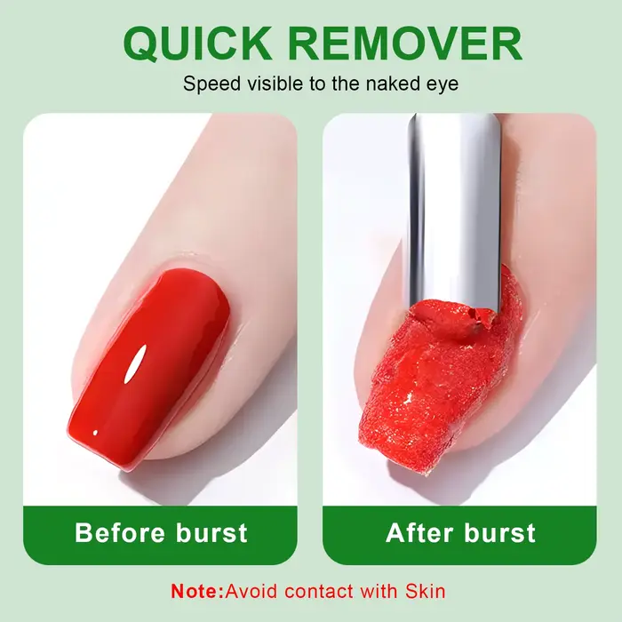 Ensemble de 3 dissolvant de vernis à ongles en Gel