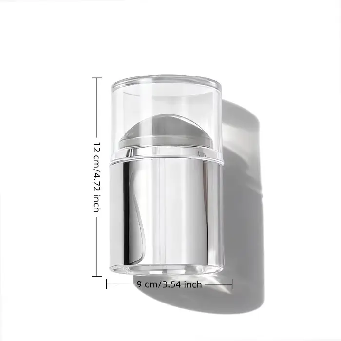Mini sceau à ongles Transparent avec grattoir
