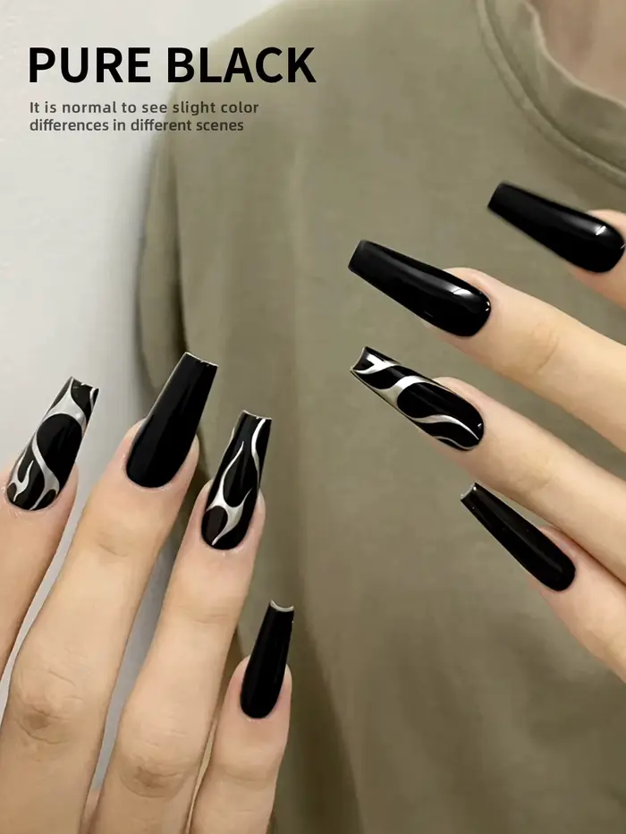Vernis à ongles noir UV/LED 15 ml