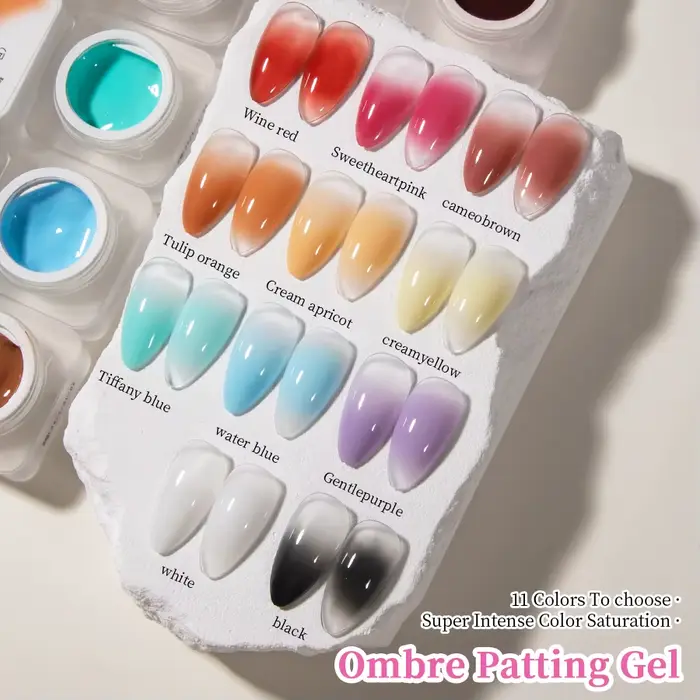 RS NAIL 5g vernis à ongles Gel solide effet dégradé 11 couleurs