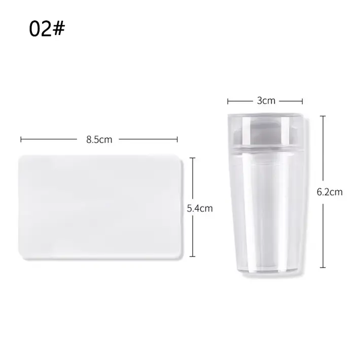 french manucure stamping nail art pochoir tampon ongle nail art Kit de plaques d'estampage pour nail