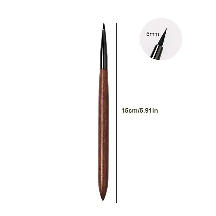 Professionnel bois de santal colle à ongles photothérapie brosse UV Gel peinture stylo Nail Art Liner dessin