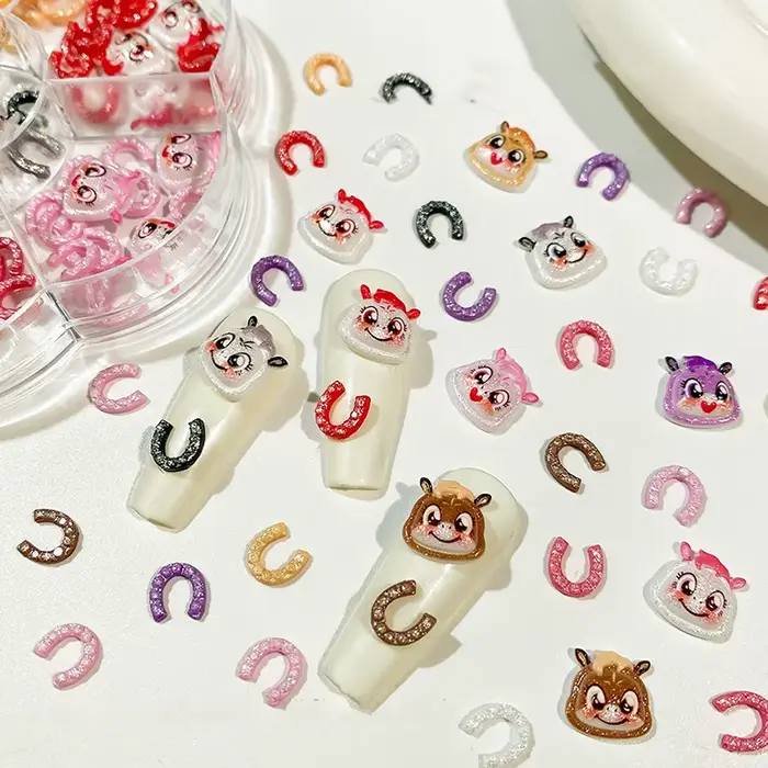 Breloques pour ongles du nouvel an chinois