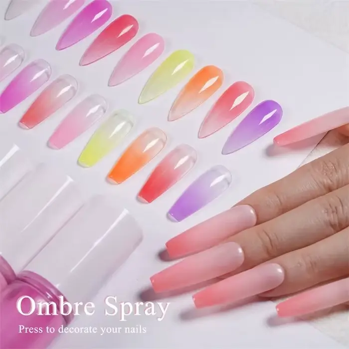 Poudre de pulvérisation ombrée pour Nail Art