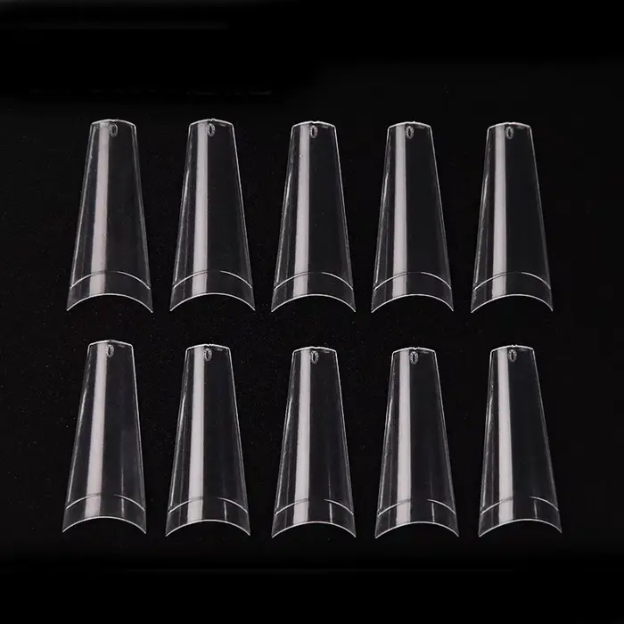 500 pièces clair naturel français Ballet cercueil faux ongles acryliques conseils d'art Gel UV Ultra